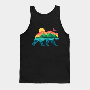 Mountain Bear Tank Top